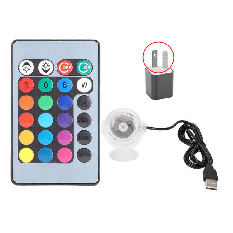 LED akvaariumi valgusti värviline gradient veekindel sukeldatav öö kohtvalgusti magevee merevee akvaariumi tarvik 100-240 V