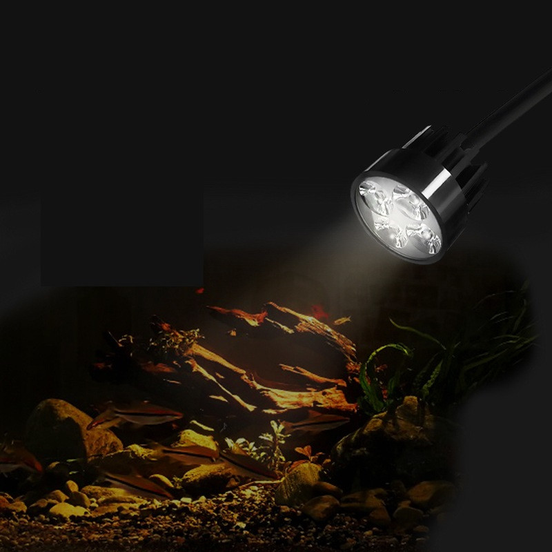 Lumină pentru acvariu cu LED Reef Lumină pentru rezervor de plante Nano pentru rezervoare de pește de corali de apă dulce Peisaj acvatic