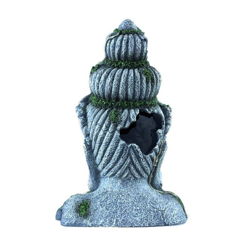 Στολίδι Ενυδρείου Αρχαία πέτρινα ειδώλια από ρητίνη του Βούδα Διακοσμήσεις τοπίου Ενυδρείο Στολίδι Δεξαμενή ψαριών Αξεσουάρ διακόσμησης ενυδρείου