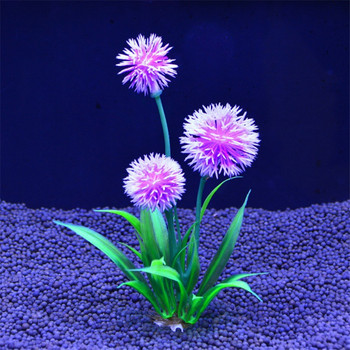Φυτά ενυδρείου Διακοσμητικά ενυδρείου με γρασίδι Υδάτινο γκαζόν Διακόσμηση δεξαμενής ψαριών Πλαστικά ψεύτικα ενυδρεία Λουλούδια από γρασίδι Fish tank Decor φυτό