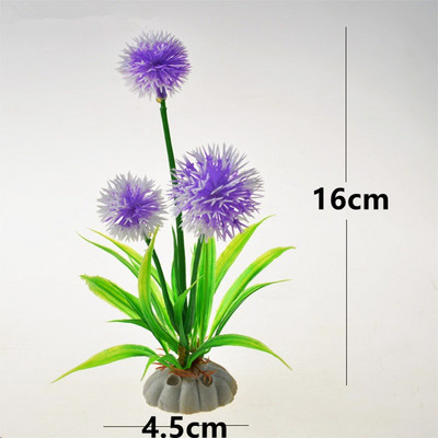 Φυτά ενυδρείου Διακοσμητικά ενυδρείου με γρασίδι Υδάτινο γκαζόν Διακόσμηση δεξαμενής ψαριών Πλαστικά ψεύτικα ενυδρεία Λουλούδια από γρασίδι Fish tank Decor φυτό