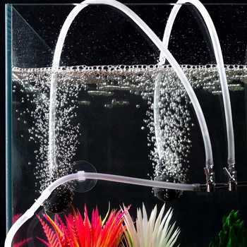 1 ~ 20 м аквариум кислородна помпа маркуч въздушен мехур камък аквариум аквариум езерце помпа тръба 4 * 6 mm бели черни цветни гъвкави тръби
