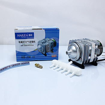 Hailea ACO-208 ACO-308 ACO-318 електромагнитен въздушен компресор преносим koi аквариум балон Аквариум въздушна помпа езерце аератор