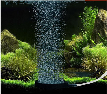 Орнамент за аквариум Нано въздушен балон камък дифузер пулверизатор тръба кислородна помпа за аквариум аератор хидропонни аквариумни аксесоари