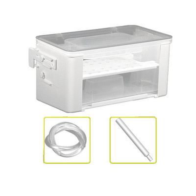 Fishbowl Water Curtain Filter Box with 3-in-1 Up Filter Φίλτρο κυκλοφορίας Καθαριστής νερού Aquarium Water Purfier χαμηλής στάθμης νερού