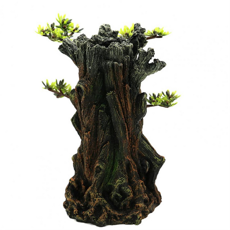 Pom din lemn pentru acvariu Podoabe de decorare pentru acvariu Adăpost pentru creveți pești Acvariu de pești Amenajare peisagistică Decor peisaj acvatic Accesorii pentru acvariu
