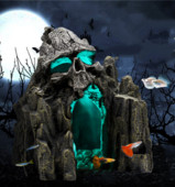 Akvarij Brodska olupina Ukras za akvarij Ukras dvorac Smola Kamenjar Skrivena špilja Podvodni dekor Dodaci za akvarij za ribe