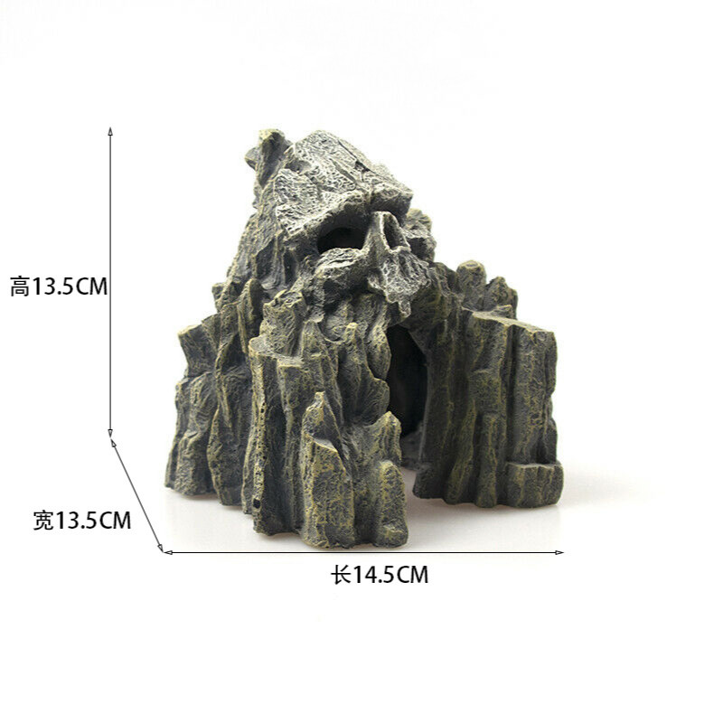 Akvarij Brodska olupina Ukras za akvarij Ukras dvorac Smola Kamenjar Skrivena špilja Podvodni dekor Dodaci za akvarij za ribe