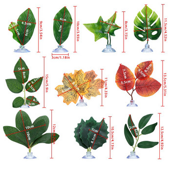 Παίξτε Εξωραϊσμός ανάπαυσης Oviposition Leaves Αιώρα Betta Leaf Υδάτινα φυτά Δεξαμενή ψαριών Προσομοίωση φυτών