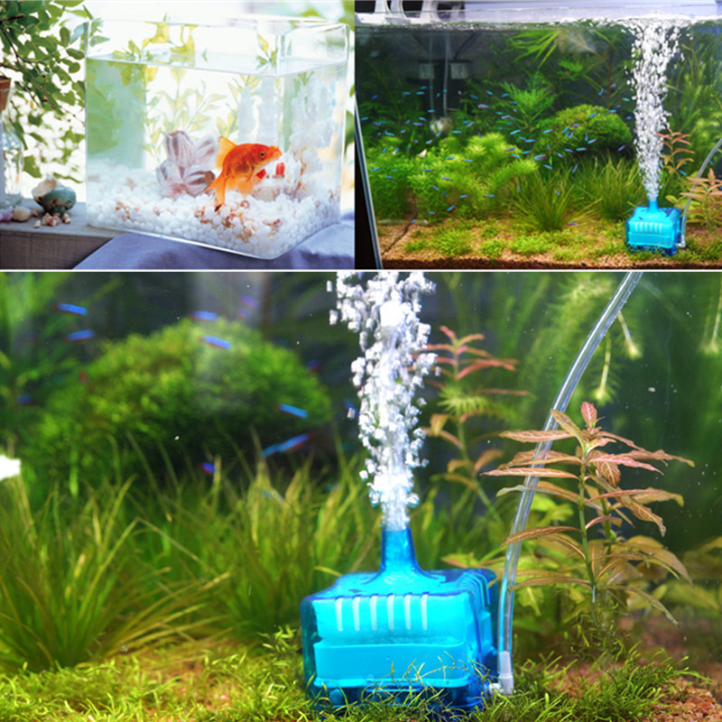 Itin tylus akvariumo oro siurblys Oro kompresorius Deguonis Oro siurblys Vieno stiprintuvo dvigubas išėjimas 220-240V Reguliuojamas oro tūrio vandens siurblys