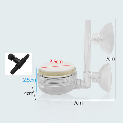 Mute Air Stone Bubble Stone Kit Aquarium Fish Tank Atomizor de aer Pompă de oxigen pentru aerator pentru rezervor de pește Accesoriu hidroponic pentru acvariu
