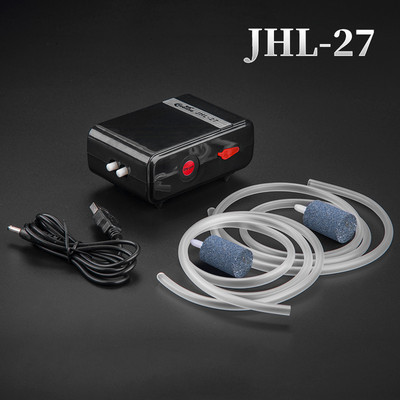 Pompă de aer cu putere Super mută Încărcare USB Baterie reîncărcabilă cu litiu Putere Compresor de oxigen Acvariu Rezervor de pește Pescuit în aer liber