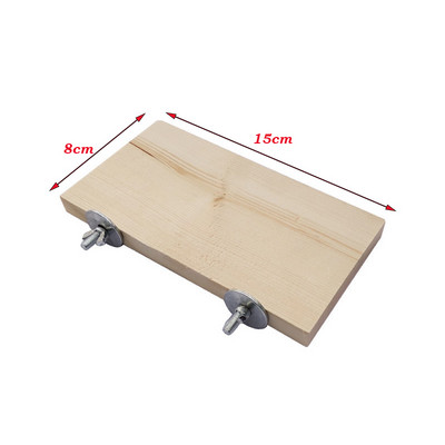 Leagăn de păsări Jucărie din lemn Suport de biban pentru papagali Suport de joacă cu mărgele de mestecat Cușcă Loc de joacă pentru păsări Budgie