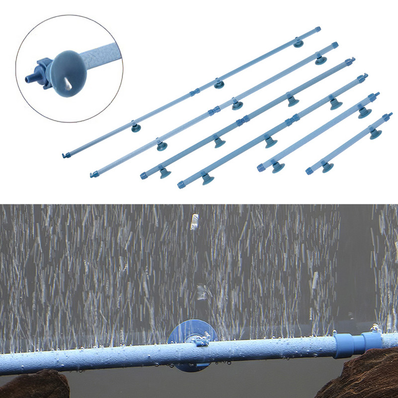 Akvārija burbuļa gaisa akmens zivju tvertnes sienas aerācijas caurule skābekļa sūkņa difuzors akvārija piederums 28/23/18/14/7/10 collu akvārija bārs