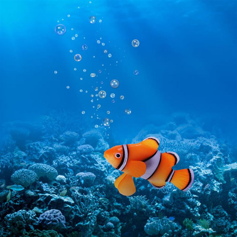 Ψεύτικο ντεπόζιτο ψαριών Τεχνητό χρυσόψαρο Διακόσμηση Ενυδρείο Καουτσούκ κινούμενη προσομοίωση Μικρό τροπικό χρυσό που επιπλέει με