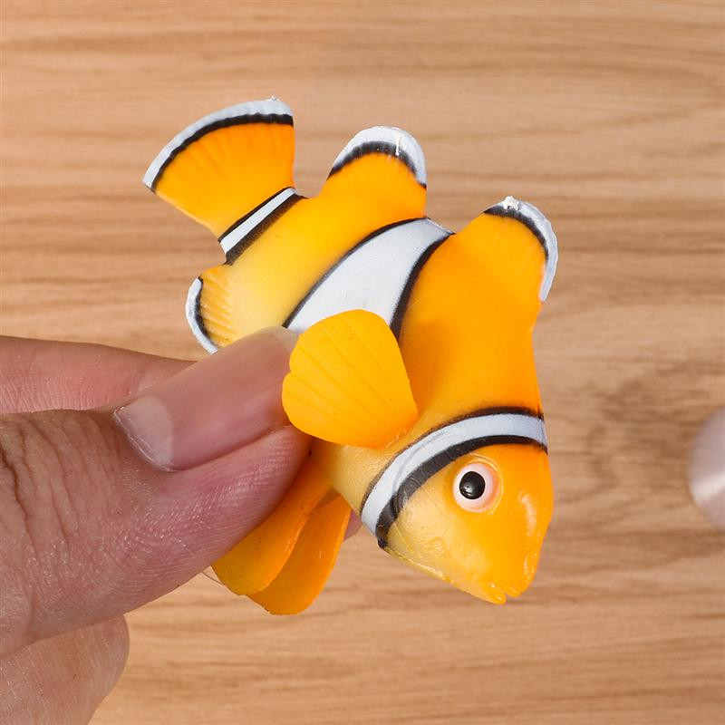 Ψεύτικο ντεπόζιτο ψαριών Τεχνητό χρυσόψαρο Διακόσμηση Ενυδρείο Καουτσούκ κινούμενη προσομοίωση Μικρό τροπικό χρυσό που επιπλέει με