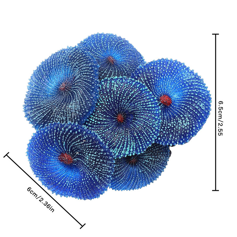 Akvarij Umjetni koraljni akvarijum Dekoracija krajolika Simulacija biljke Živopisni mekani koraljni ukras Dekoracija akvarija