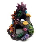 Umjetni akvarij od smole Dekoracija od koralja Akvarij Šuplji ornament od koraljnog grebena Pećina, stijena Kuća Sklonište za ribu Kozice