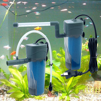 Филтър за аквариум Увеличаване на въздуха Потопяема мощност Вътрешни филтри Външен аквариум Аксесоари за филтърна помпа 5w 220v-240v