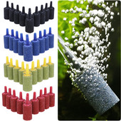 10vnt akvariumo oro akmens mineralinis burbulinis difuzorius žuvų rezervuaras vėdinimas aeratorius difuzorius Oro akmenys oro siurblių priedams Bule Red