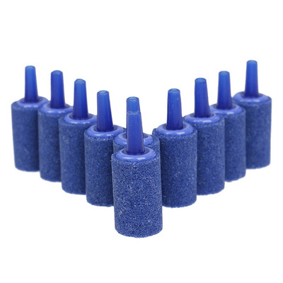 10vnt akvariumo oro akmens mineralinis burbulinis difuzorius žuvų rezervuaras vėdinimas aeratorius difuzorius Oro akmenys oro siurblių priedams Bule Red