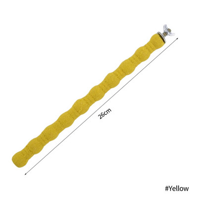 Lemmiklooma käpa lihvimine puidust pulk, mis on pihustatud värviliste liivadega Linnupapagoi papagoi mänguveski lihvimisvarda haarats Lemmikloomatarbed