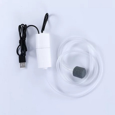 5v 1W Aquarium Oxygen Air Pump Fish Tank USB Ultra Quiet Air Compressor Aerator Φορητό Mini Oxygenator Aquarium