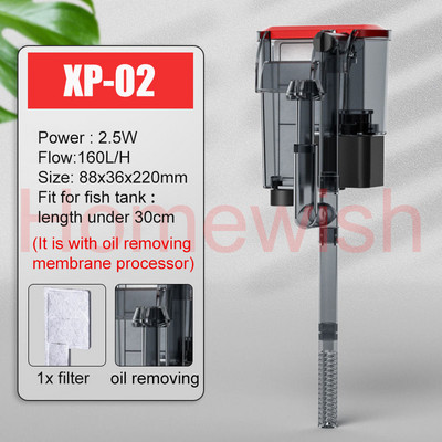 Kalapaagi filtri sõnnikupuhastaja vaikne vedrustus hapnikupump, väline jugafiltri varustus akvaariumi tarvikud