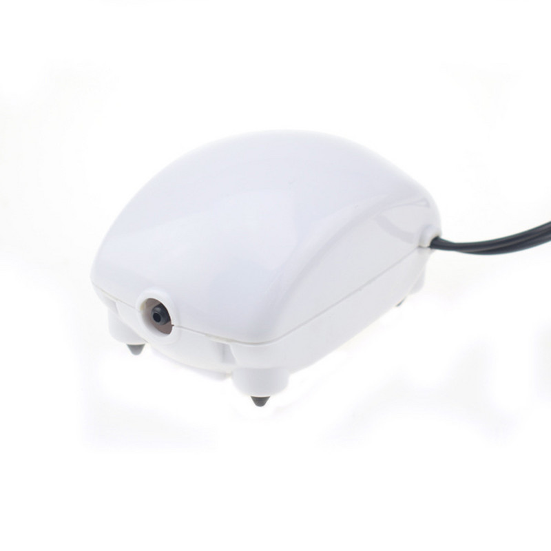 Νέα Ultra Silent Aquarium Air Pump EU/US Plug Fish Tank Increasing Oxygen Pump Soft Pump Hose Air Stone Aquarium