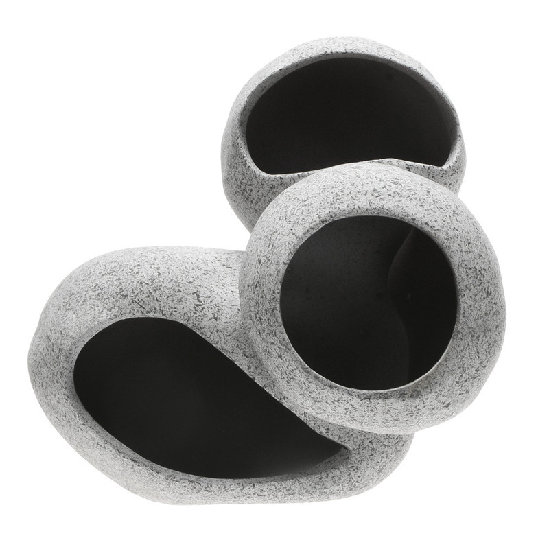 Decoratiuni pentru acvariu Saim Pietre de stâncă Peștera Ornamente pentru acvariu Rezervor de adăpost de reproducție din ceramică Pești Betta Cichlid Creveți