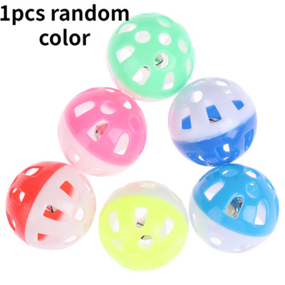 1vnt 3,8 cm naminis papūgos žaislas Spalvotas tuščiaviduris varpelis rutulys paukščio žaislas papūga Papūga kramtomas narvas Linksmi žaislai Spalva atsitiktinė