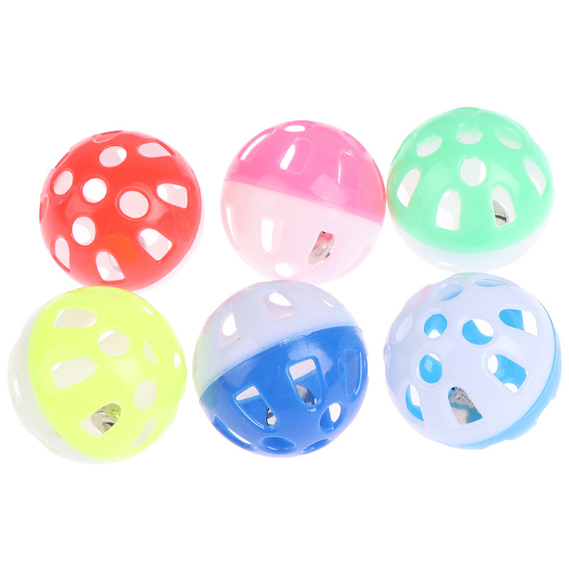 1vnt 3,8 cm naminis papūgos žaislas Spalvotas tuščiaviduris varpelis rutulys paukščio žaislas papūga Papūga kramtomas narvas Linksmi žaislai Spalva atsitiktinė