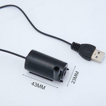 AISITIN USB потопяема помпа 1m линия DC ниско напрежение ултра тиха микро мини малка водна помпа 3V5V6V
