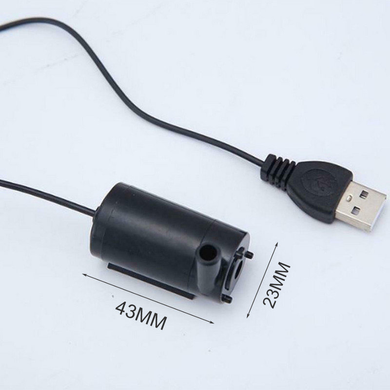 AISITIN USB sukelpump 1 m liiniga alalisvoolu madalpinge ülivaikne mikro mini väike veepump 3V5V6V