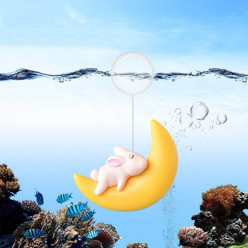 Μικρές διακοσμήσεις ενυδρείου Πλωτή διακόσμηση ενυδρείου Χαριτωμένη κατάδυση ενυδρείου με πλωτή συσκευή Αξεσουάρ δεξαμενής ψαριών Fish Playmate