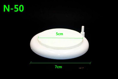 70/130/156/207 χιλιοστά Πλάκα αέρα Νανο-λευκό κορούνδιο με πέτρα αεραγωγός αέρα για δεξαμενή ψαριών Αξεσουάρ οξυγόνου ενυδρείου Αντλία αέρα