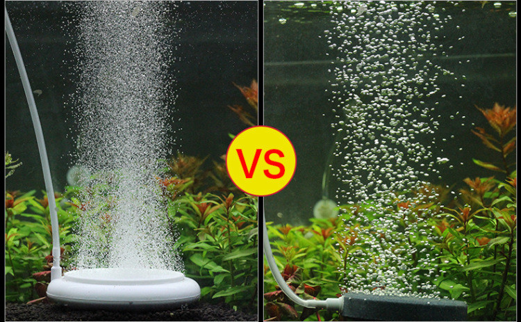 70/130/156/207 χιλιοστά Πλάκα αέρα Νανο-λευκό κορούνδιο με πέτρα αεραγωγός αέρα για δεξαμενή ψαριών Αξεσουάρ οξυγόνου ενυδρείου Αντλία αέρα