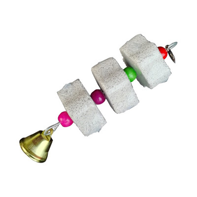 Animal de companie Papagal Pasăre Jucării din iarbă naturală Jucării de mestecat Mușcătură Cușcă agățată Clopoțel Leagăn Urcare Jucând Pandantiv Au10 20 Dropship