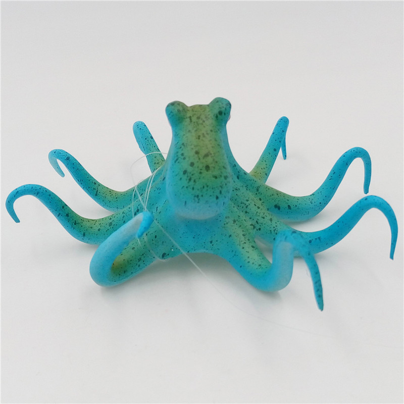 1 buc. rezervor de pește caracatiță acvariu fluorescent artificială caracatiță acvariu rezervor de pește colorat decorare