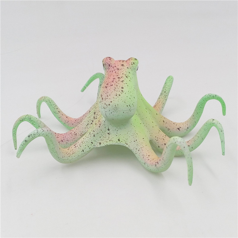 1 buc. rezervor de pește caracatiță acvariu fluorescent artificială caracatiță acvariu rezervor de pește colorat decorare