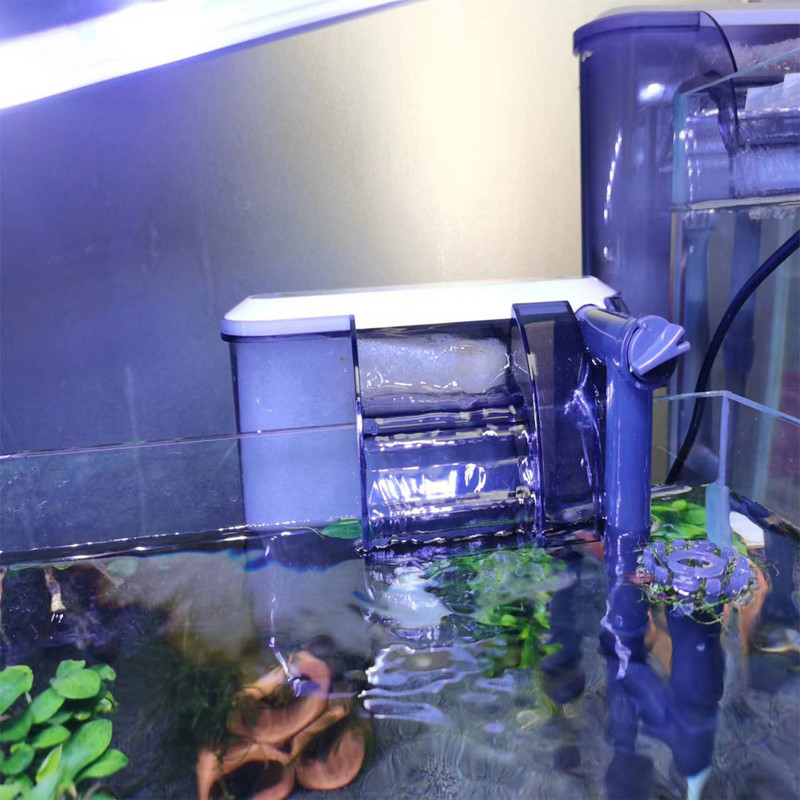 Filtru de cascadă suspendat rezervor de pește. Filtru de circulatie a apei, cascada mica, dop de acvariu - in filtru de apa