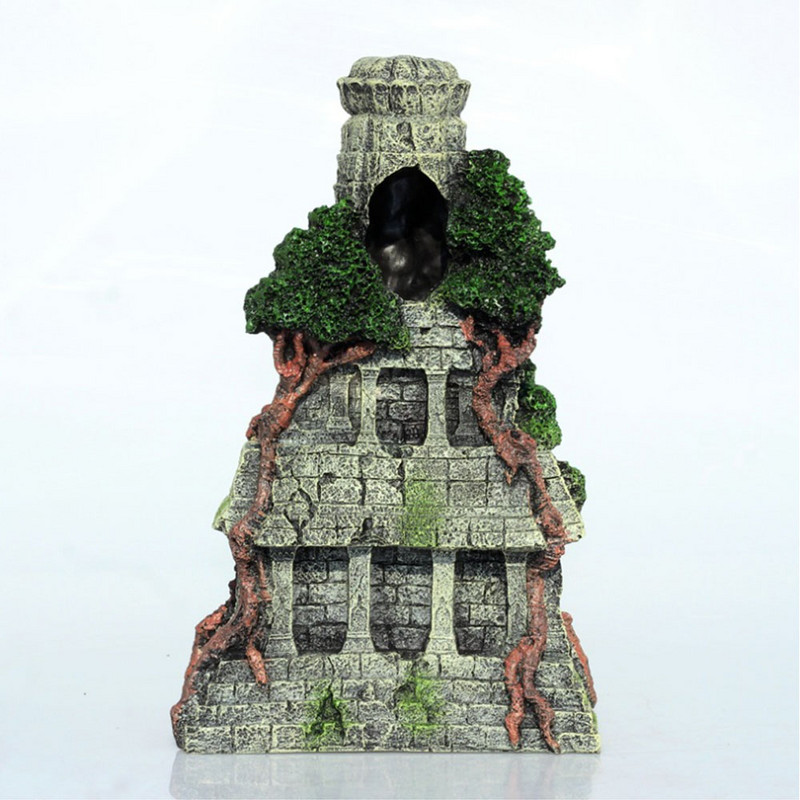 Ornament pentru acvariu de acasă Figurine din rășină din piatră Buddha Acvariu Acvariu Accesorii de decorare pentru acvariu Decorații de protecție