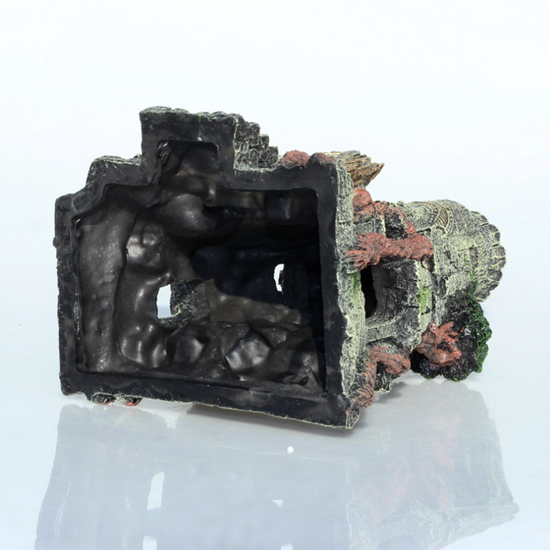 Ornament pentru acvariu de acasă Figurine din rășină din piatră Buddha Acvariu Acvariu Accesorii de decorare pentru acvariu Decorații de protecție