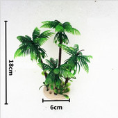 2021. gada ūdensaugu ainavas simulācija, ūdenszāle, zivju tvertnes dekorēšana, dekorēšana, smilšu galda, ainava, kokosriekstu koks