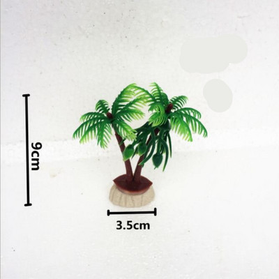 2021. gada ūdensaugu ainavas simulācija, ūdenszāle, zivju tvertnes dekorēšana, dekorēšana, smilšu galda, ainava, kokosriekstu koks