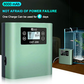 Ultra Silent Aquarium Aerator Battery Lithium Outdoor Fishing Oxygen Pump Επαναφορτιζόμενη Φορητή αντλία αέρα υψηλής ισχύος 3w-7,5w