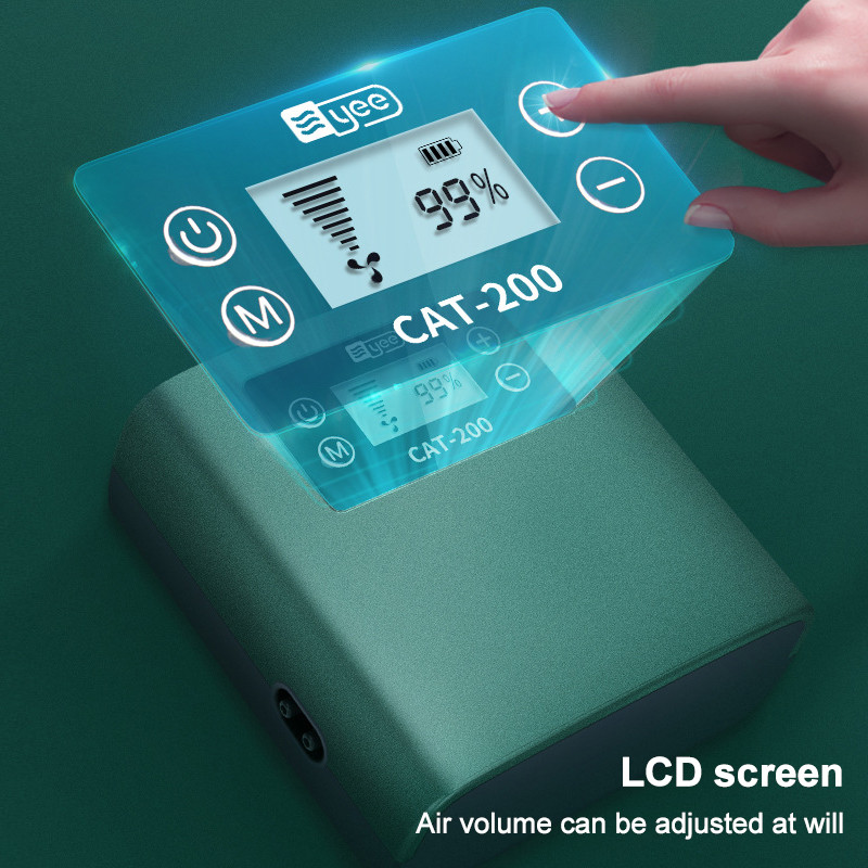 Ultra Silent Aquarium Aerator Battery Lithium Outdoor Fishing Oxygen Pump Επαναφορτιζόμενη Φορητή αντλία αέρα υψηλής ισχύος 3w-7,5w