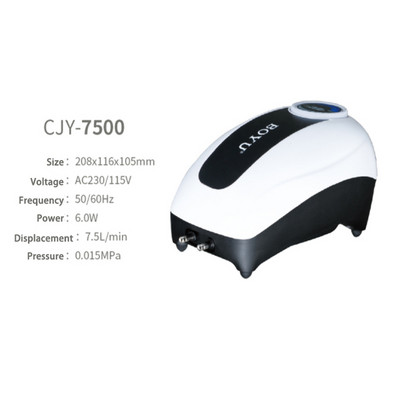 Pompă de oxigen din seria BOYU CJY 1,7W -12W Pompă de aer reglabilă ultra-silențioasă pentru aerator de acvariu pentru acvariu Crește compresorul de aer