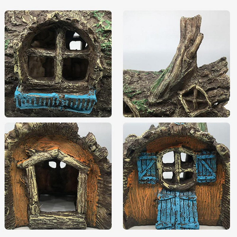 Pești din rășină, creveți, broaște țestoase, adăpost pentru casă, gaură de reproducere a reptilelor, acvariu, rezervor de pești, ornament de decorare a teritoriului