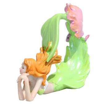 Τεχνητή ρητίνη Mermaid Princess Crafts Layout Prop Ενυδρείο Δεξαμενή ψαριών Διακόσμηση τοπίου